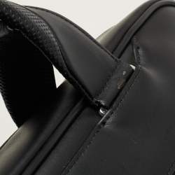 Pre Owned TUMI Black Leather Arrive Sadler Brief Laptop Bag