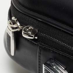 Pre Owned TUMI Black Leather Arrive Sadler Brief Laptop Bag