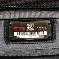 TUMI Black Nylon and Leather Alpha 3 T Pass Expandable Briefcase Bag