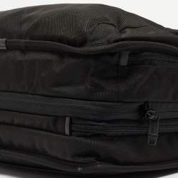TUMI Black Nylon and Leather Alpha 3 T Pass Expandable Briefcase Bag