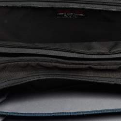 TUMI Black Nylon and Leather Alpha 3 T Pass Expandable Briefcase Bag