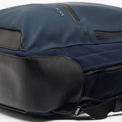 Pre Owned TUMI Black/Blue Nylon Harrison Bradner Backpack