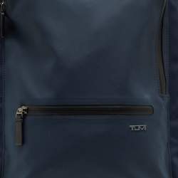 Pre Owned TUMI Black/Blue Nylon Harrison Bradner Backpack