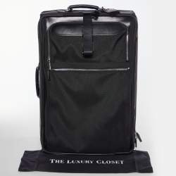 Pre Owned TUMI Black Nylon 2 Wheeled Expandable Luggage
