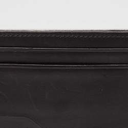 Tumi Black Leather Logo Card Holder