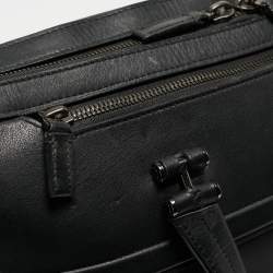 Pre Owned Tumi Black Leather Ashton Gates Briefcase Bag