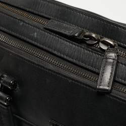 Pre Owned Tumi Black Leather Ashton Gates Briefcase Bag