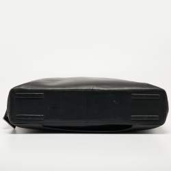 Pre Owned Tumi Black Leather Ashton Gates Briefcase Bag