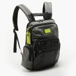 Pre Owned TUMI Grey/Black Nylon Alpha Bravo Nellis Backpack