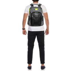 Pre Owned TUMI Grey/Black Nylon Alpha Bravo Nellis Backpack