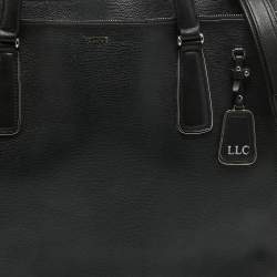 Tumi Black Leather Stanton Nia Commuter Briefcase Bag
