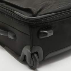 Pre Owned TUMI Black Nylon 2 Wheeled Alpha Short Trip Expandable Luggage