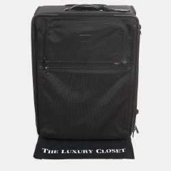 Pre Owned TUMI Black Nylon 2 Wheeled Alpha Extended Trip Expandable Luggage