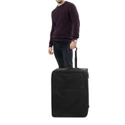 Pre Owned TUMI Black Nylon 2 Wheeled Alpha Extended Trip Expandable Luggage