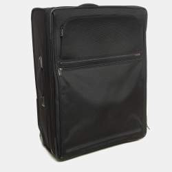 Pre Owned TUMI Black Nylon 2 Wheeled Alpha G4 Extended Trip Expandable Luggage