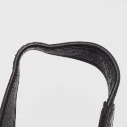Tumi Black Leather Double Zip Messenger Bag