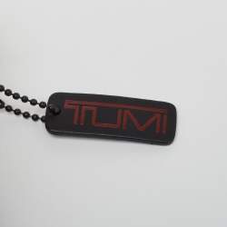 Tumi Black Leather Double Zip Messenger Bag
