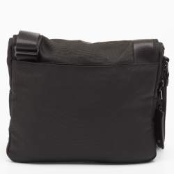 Pre Owned Tumi Black Nylon and Leather Alpha Bravo Beale Messenger Bag