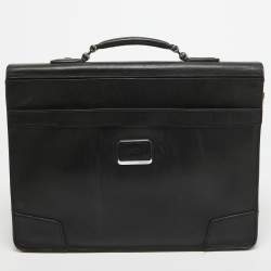 Pre Owned TUMI Black Leather Astor Dorilton Briefcase