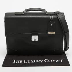 Pre Owned TUMI Black Leather Astor Dorilton Briefcase