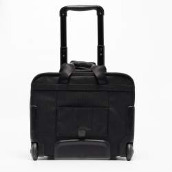 TUMI Black Nylon Alpha Wheeled T-Pass Compact Brief Trolley