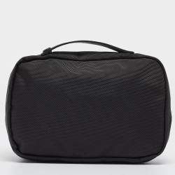 Pre Owned TUMI Black Nylon Alpha 2 Split Travel Kit Pouch