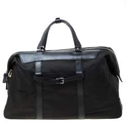 Pre Owned TUMI Black Nylon and Leather Anderson Duffle Bag