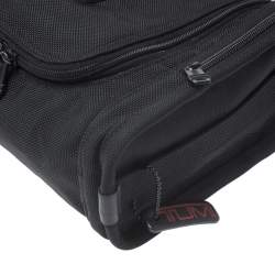 Pre Owned Tumi Black Nylon Alpha II Hanging Travel Clutch