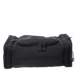 Pre Owned Tumi Black Nylon Alpha II Hanging Travel Clutch