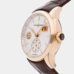 Pre-Owned Ulysse Nardin Dual Time Manufacture 3346-126/91 42 mm