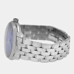 Pre Owned Ulysse Nardin Classic 8153-111 Automatic Blue Dial Stainless Steel Men's Wristwatch 40mm