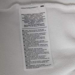 Nike X Undercover White Synthetic Logo Printed Hoodie M