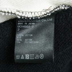 Undercover Black Space Print Cotton Sweatshirt M