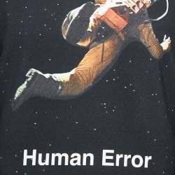 Undercover Black Space Print Cotton Sweatshirt M