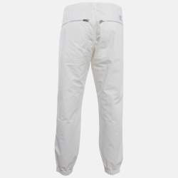 Pre Owned Undercover White Cotton Cargo Pants L