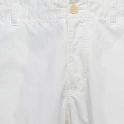 Pre Owned Undercover White Cotton Cargo Pants L