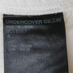 Pre Owned Undercover White Cotton Cargo Pants L