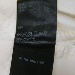 Pre Owned Undercover White Cotton Cargo Pants L