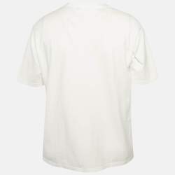 Pre Owned Undercover White Graphic Print Cotton Crew Neck T-Shirt M/L