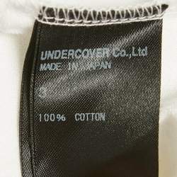 Pre Owned Undercover White Graphic Print Cotton Crew Neck T-Shirt M/L