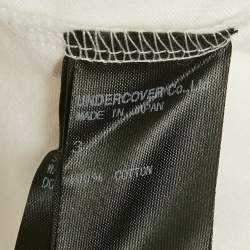 مملوكة مسبقًا تي شيرت أندركوفر قطن طباعة جرافيك أبيض متوسط