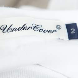 مملوكة مسبقًا Undercover White Chimp Print Cotton Crew Neck T-Shirt M