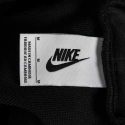 Nike X Undercover Black Synthetic Logo Printed Hoodie M