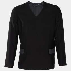 Undercover Black Wool V-Neck Pullover Jacket M