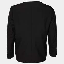Undercover Black Wool V-Neck Pullover Jacket M