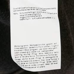 Pre Owned Boss By Hugo Boss Brown Full Sleeve Zip-Up Cardigan M