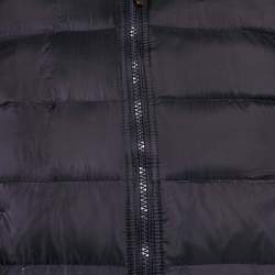 Burberry Brit Navy Blue Nylon Hooded Down Vest M