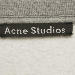 Acne Studios Grey Cotton Crewneck Sweatshirt L