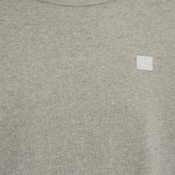 Acne Studios Grey Cotton Crewneck Sweatshirt L
