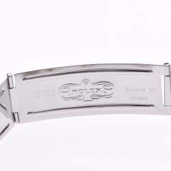 Pre Owned Rolex Silver Stainless Steel Oyster Date Precision 6694 Men's Wristwatch 33 MM